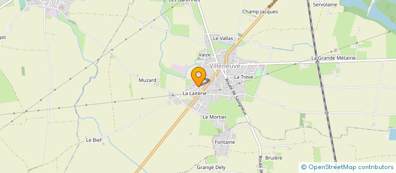 localisation de l'entreprise PCSB  GUEREINS