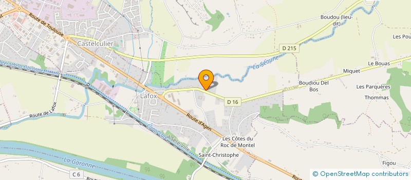 localisation de l'entreprise PCSOLAR  LAFOX