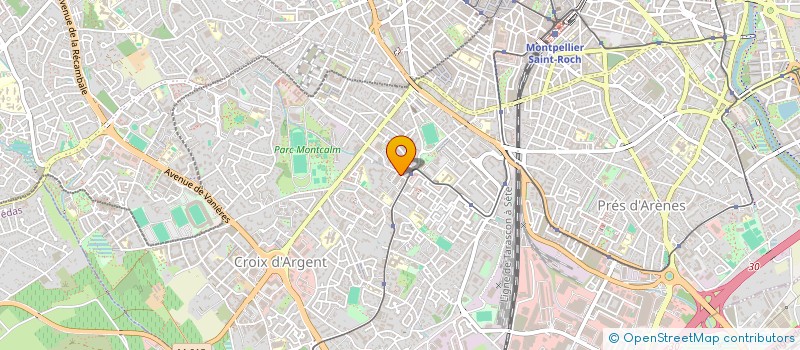 localisation de l'entreprise PCSR à MONTPELLIER