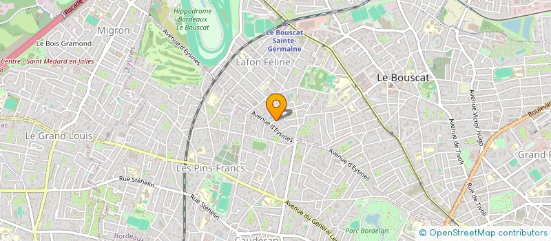 localisation de l'entreprise PCT SAS à LE BOUSCAT