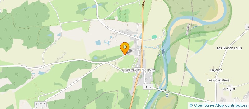 localisation de l'entreprise PCTP IMMOBILIER  CHATEL-DE-NEUVRE