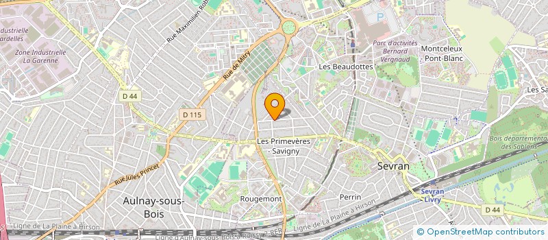 localisation de l'entreprise PCV BAT à SEVRAN