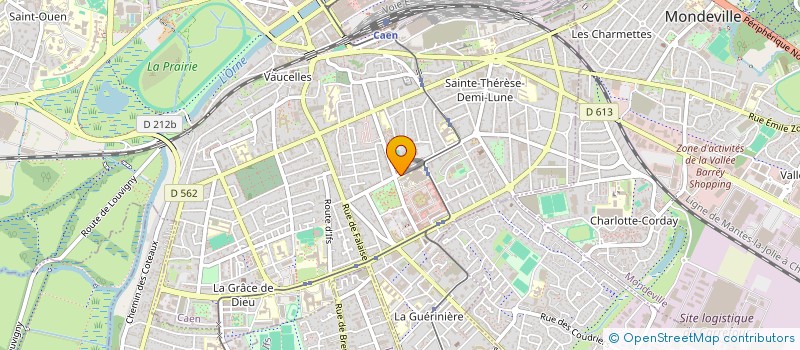 localisation de l'entreprise PCV GUYNEMER à CAEN