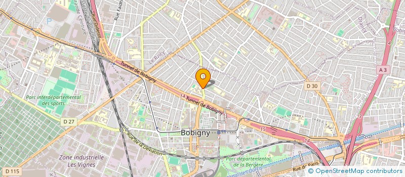 localisation de l'entreprise PCV-THERM  BOBIGNY