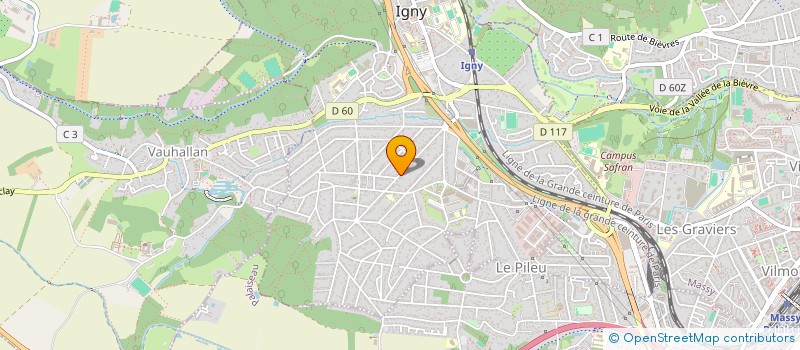 localisation de l'entreprise PCV360  IGNY