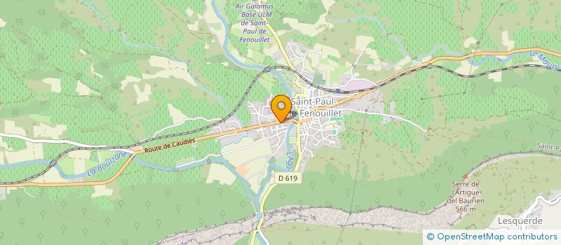 localisation de l'entreprise PCVB  SAINT-PAUL-DE-FENOUILLET