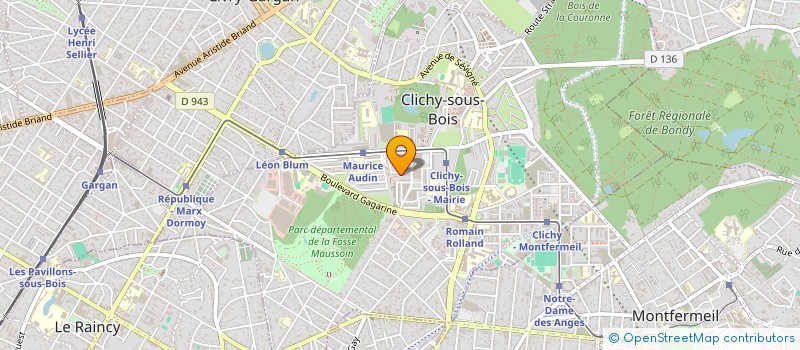 localisation de l'entreprise PCVG à CLICHY-SOUS-BOIS