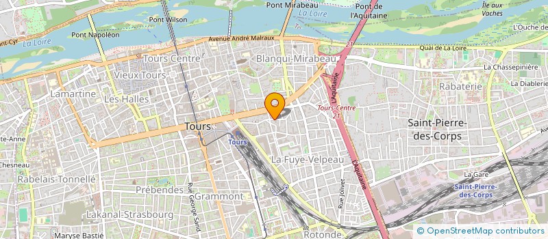 localisation de l'entreprise PCZ PRODUCTION  TOURS