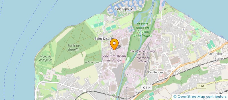 localisation de l'entreprise PD DENTAL EU à THONON-LES-BAINS