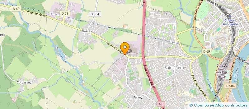 localisation de l'entreprise PDA  CHATENOY-LE-ROYAL