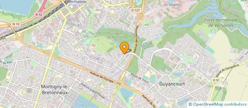 localisation de l'entreprise PDA PHARMA à GUYANCOURT