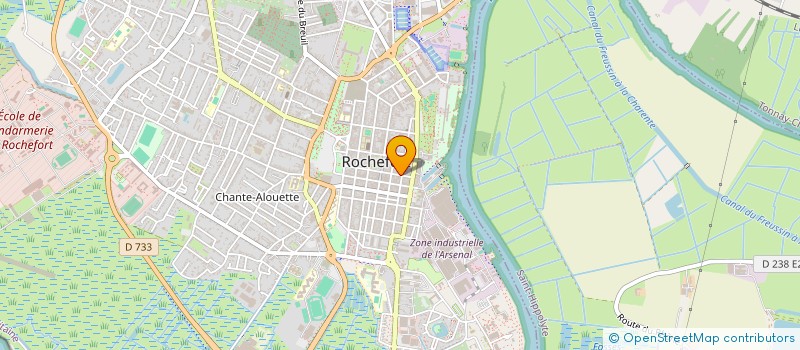 localisation de l'entreprise PDBHARDCORECREW  ROCHEFORT