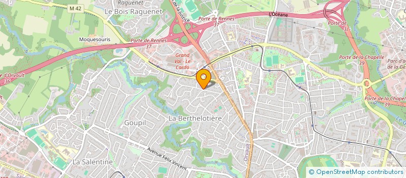 localisation de l'entreprise PDC à NANTES