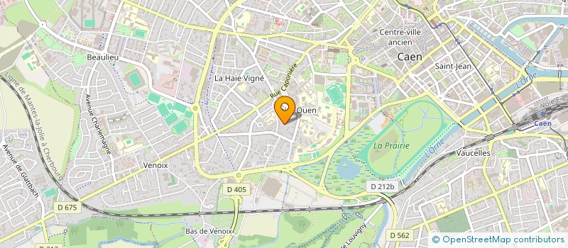 localisation de l'entreprise PDC PARTICIPATIONS à CAEN