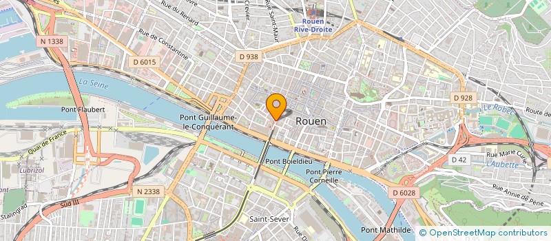 localisation de l'entreprise PDF IMMOBILIER à ROUEN