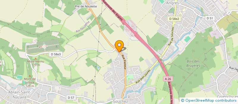 localisation de l'entreprise PDF INVEST  SOUCHEZ