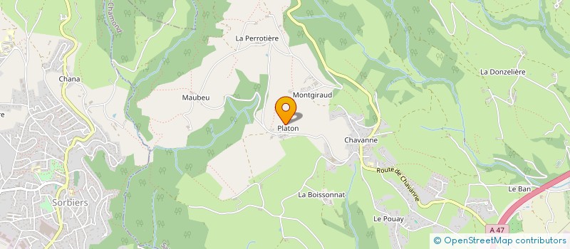 localisation de l'entreprise PDFI  SAINT-CHAMOND