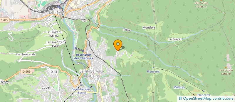 localisation de l'entreprise PDG  SAINT-GERVAIS-LES-BAINS