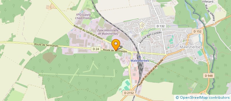 localisation de l'entreprise PDG HOLDING à LE MALESHERBOIS