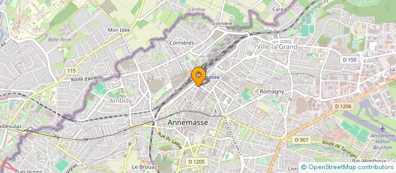 localisation de l'entreprise PDG HOLDING  ANNEMASSE