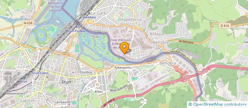localisation de l'entreprise PDG SYSTEMES à HENDAYE