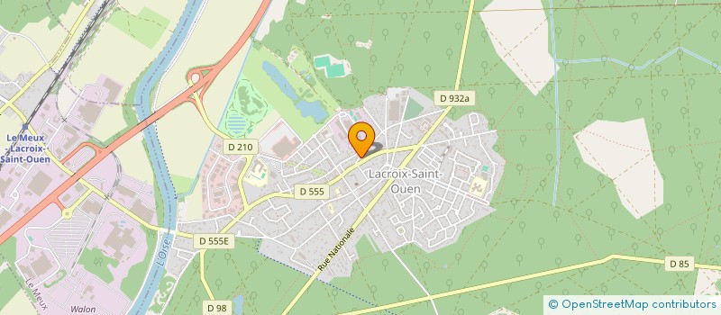 localisation de l'entreprise PDGS TROUILLET  LACROIX-SAINT-OUEN