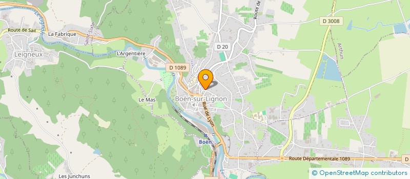 localisation de l'entreprise PDH à BOEN-SUR-LIGNON