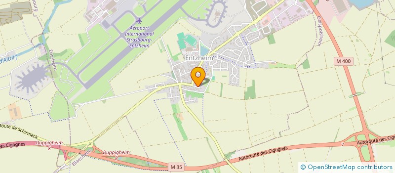 localisation de l'entreprise PDH  ENTZHEIM