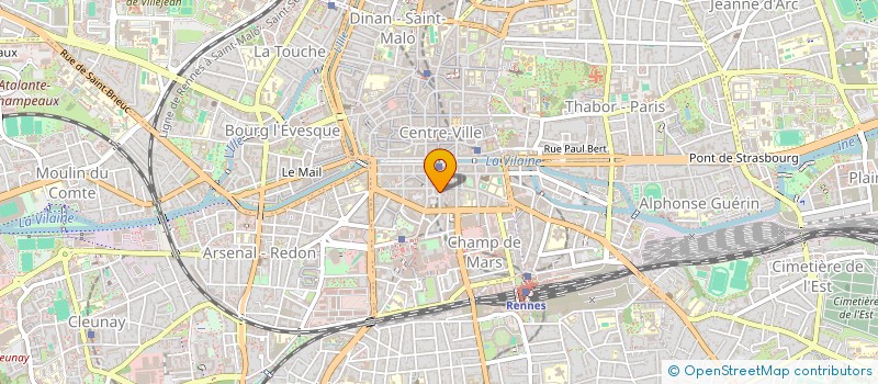 localisation de l'entreprise PDHR à RENNES