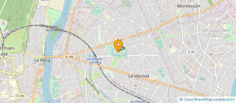 localisation de l'entreprise PDI ASSOCIES à LE VESINET