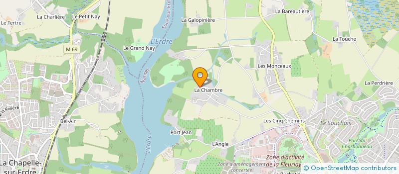 localisation de l'entreprise PDI GESTION à NANTES