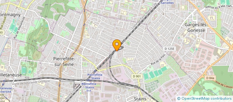 localisation de l'entreprise PDJ CONSULTING à STAINS