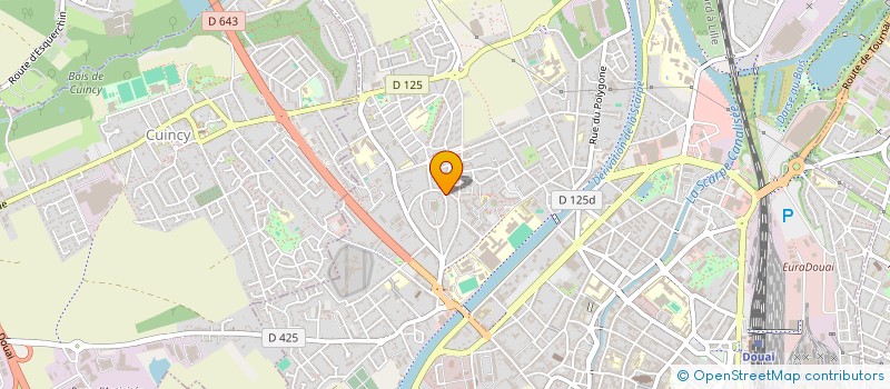 localisation de l'entreprise PDLG à DOUAI