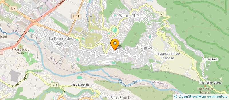 localisation de l'entreprise PDM à LA POSSESSION