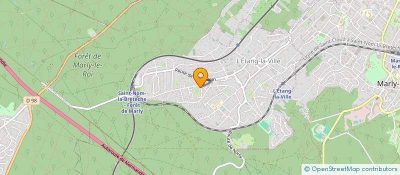 localisation de l'entreprise PDM NETWORKS  L'ETANG-LA-VILLE