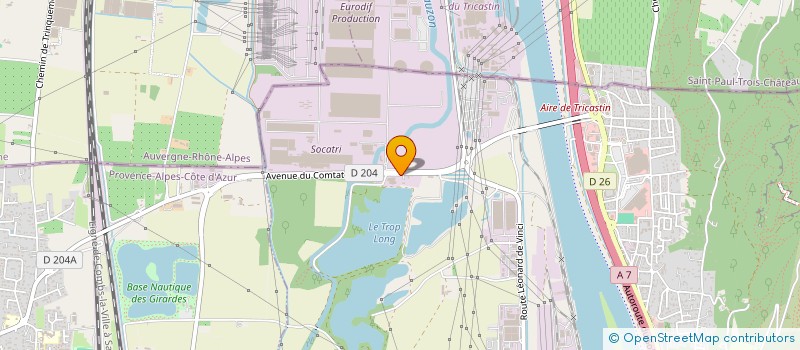 localisation de l'entreprise PDO  BOLLENE