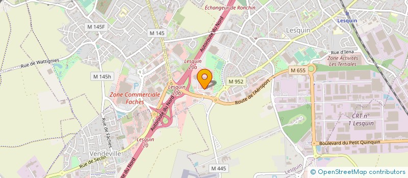 localisation de l'entreprise PDO-CAEN  LESQUIN