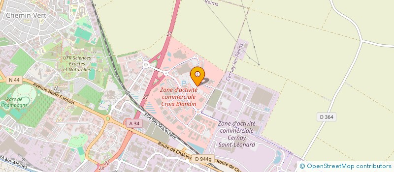 localisation de l'entreprise PDO - REIMS  REIMS