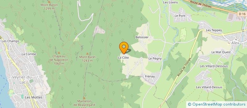 localisation de l'entreprise PDP  ALEX