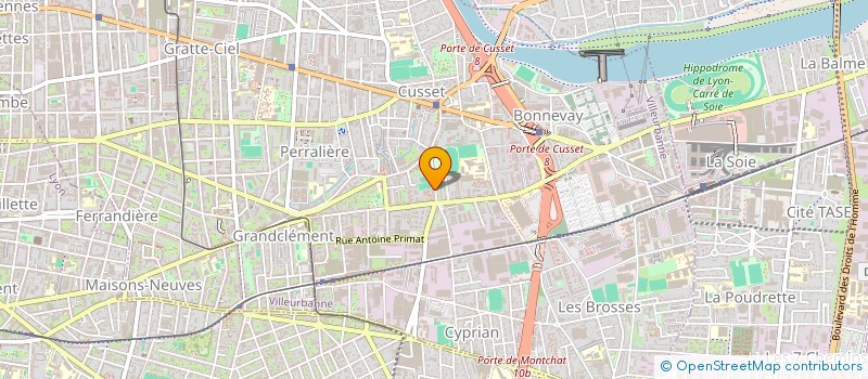 localisation de l'entreprise PDP HOLDING à VILLEURBANNE