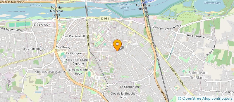 localisation de l'entreprise PDQA  SAINT-JEAN-LE-BLANC