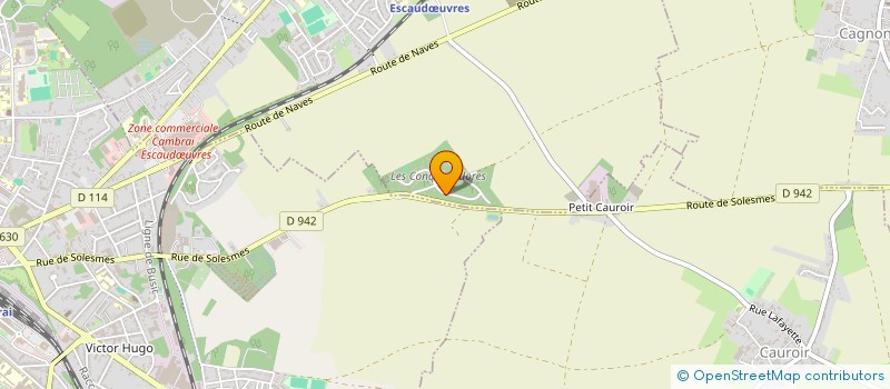 localisation de l'entreprise PDR HOLDING  ESCAUDUVRES