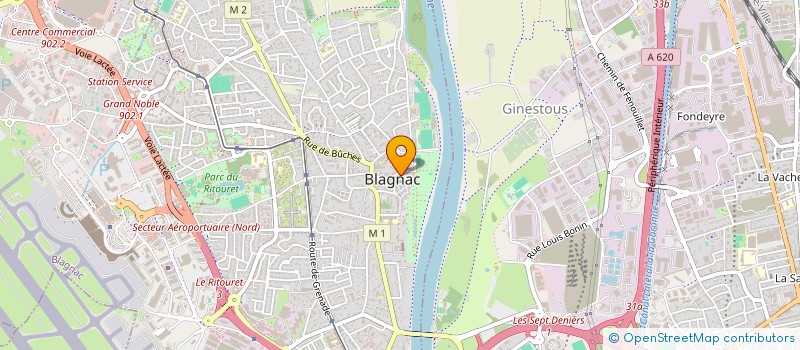 localisation de l'entreprise PDS  BLAGNAC