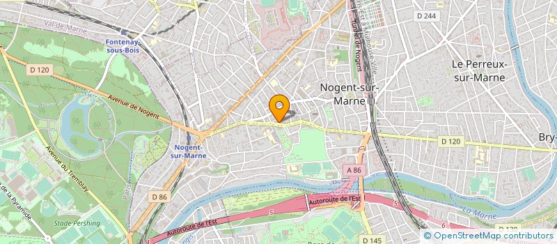 localisation de l'entreprise PDS FINANCE  NOGENT-SUR-MARNE