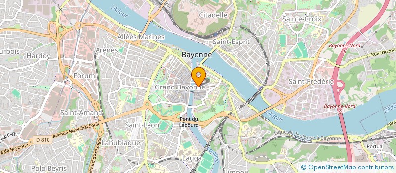 localisation de l'entreprise PDS FREE LINE  BAYONNE