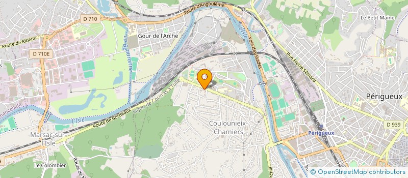 localisation de l'entreprise PDT  COULOUNIEIX-CHAMIERS