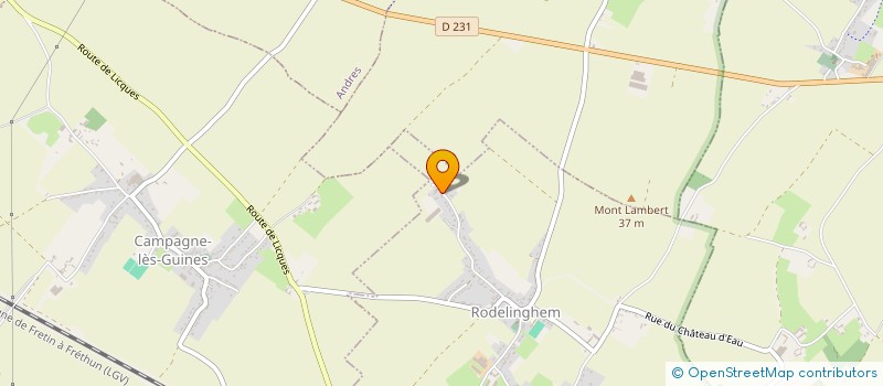 localisation de l'entreprise PDUCH  RODELINGHEM