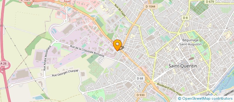 localisation de l'entreprise PDV - PISCINES DU VALENCIENNOIS à SAINT-QUENTIN