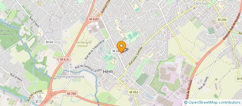 localisation de l'entreprise PDX DEVELOPPEMENT  HEM