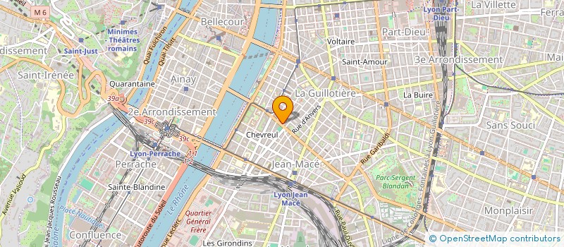 localisation de l'entreprise PDXF  LYON